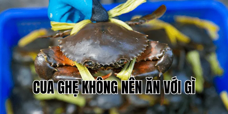 cua ghẹ không nên ăn với gì